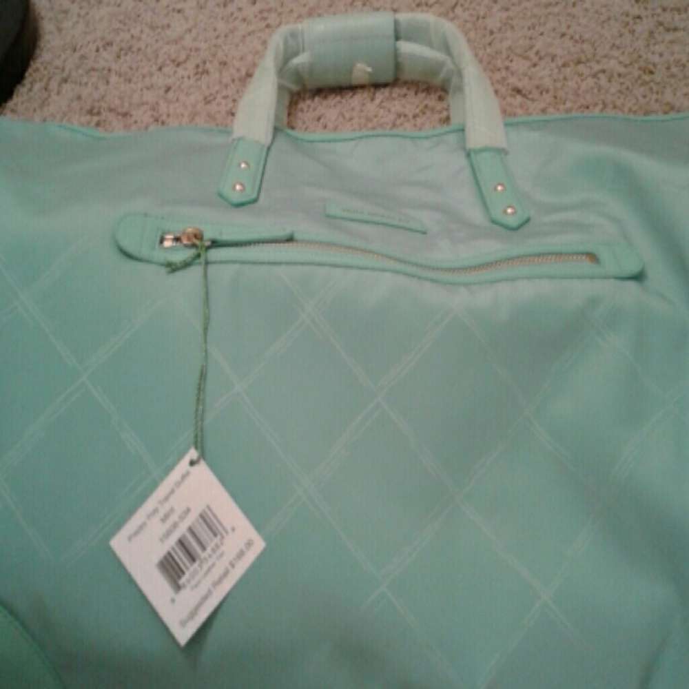 Preppy poly travel duffel